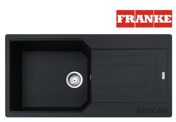 Franke Urban UBG 611-100 Nero Granit Mutfak Evyesi