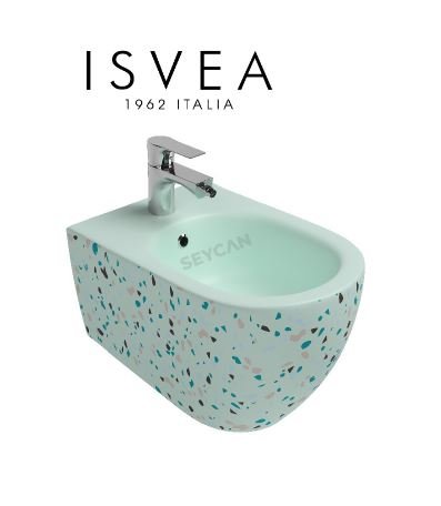 İsvea Infinity Asma Bide Terrazzo Mint