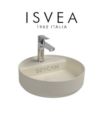 Isvea Infinity Tezgah Üstü Lavabo 42 cm Fildişi