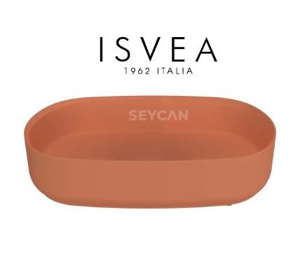 Isvea Infinity Tezgah Üstü Lavabo 55 cm Terracotta