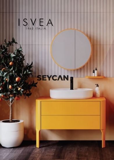 İsvea Sogno 100 cm Banyo Dolabı Gece Mavisi