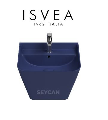 İsvea Sott Aqua Asma Monoblok Lavabo 50 cmİsvea Mavisi