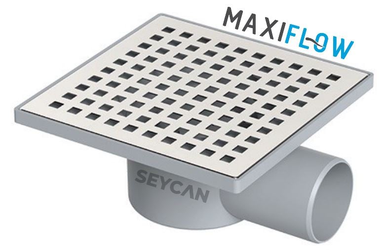 Maxiflow Line Yer Sifonu 15X15 Q70 Yandan Çıkış