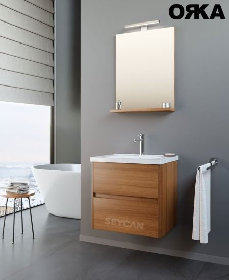 Orka Düden 60 cm Çekmeceli Banyo Dolabı