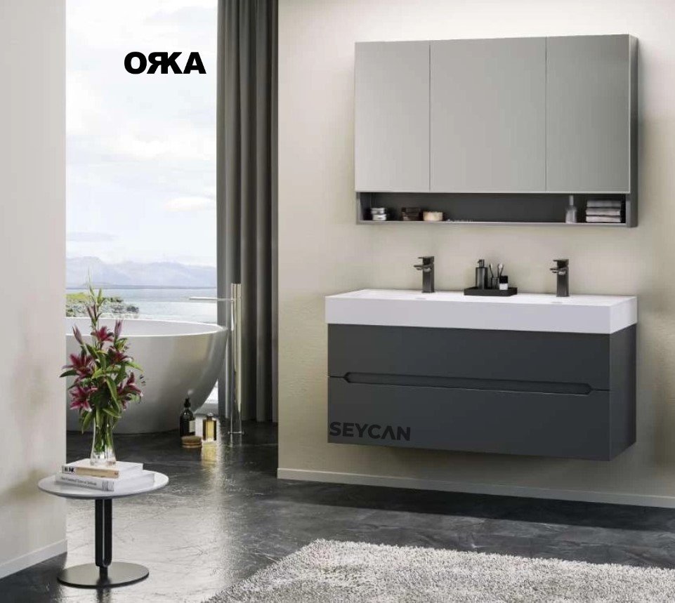 Orka Malta 120 cm Asma Banyo Dolabı