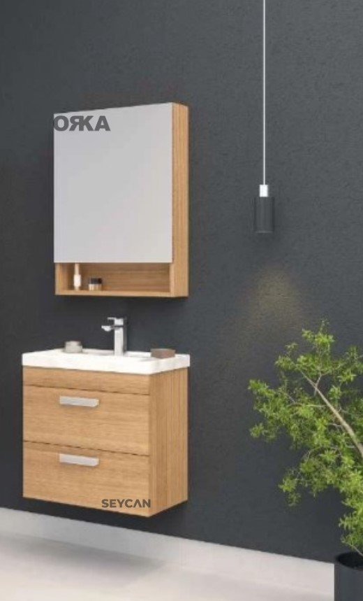 Orka Nova 60 cm Asma Banyo Dolabı