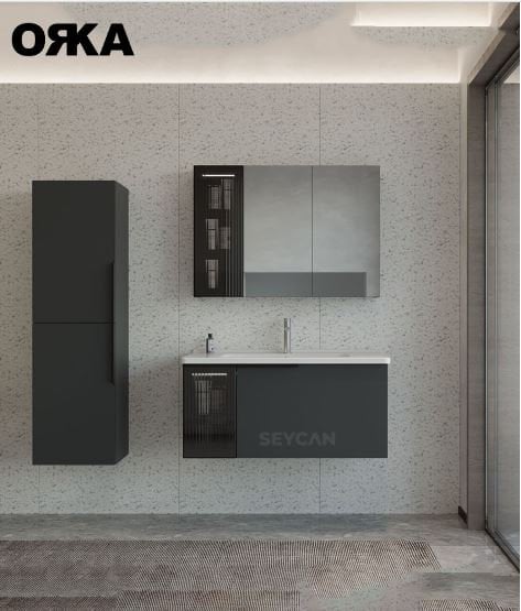 Orka Pure 100 cm Asma Banyo Dolabı